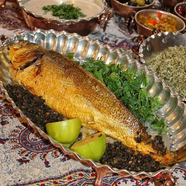 طرز تهیه ماهی شکم گرفته خانگی خوشمزه خانم گل آور خوزستانی