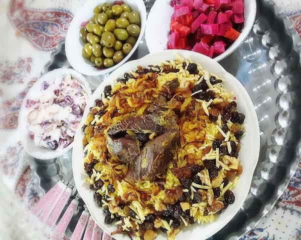 طرز تهیه پلو بحرینی خوشمزه و مجلسی همراه با ادویه مخصوص و گوشت و مرغ