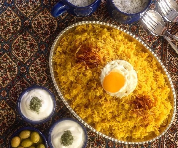 دمپختک باقالی تهیه خوراک اصیل تهرانی بدون گوشت و مرغ با نیمرو
