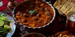 طرز تهیه کله گنجشکی شیرازی با آرد نخودچی شام دو نفره ساده و سریع