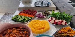 طرز تهیه خورشت فاصولیه عربی تند شام ۴ نفره ساده و سریع