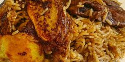 طرز تهیه بریانی هندی مرغ مجلسی شام ۴ نفره ساده و سریع