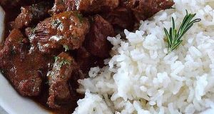 خوراک گوشت و برنج طرز تهیه پخت خوراک خوشمزه مجلسی ساده