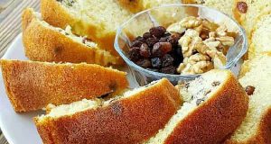 تهیه و پخت کیک کشمشی خوشمزه و مجلسی ساده خانگی