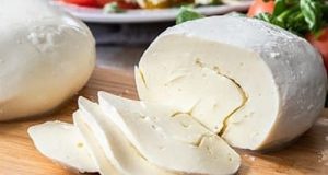 آموزش تصویری و روش طرز تهیه پنیر موزارلا خانگی بدون چربی