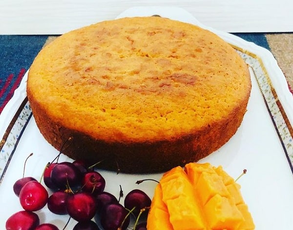 کیک انبه طرز پخت کیک خانگی خوشمزه و ساده با انبه پاکستانی تازه