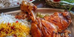 طرز تهیه مرغ ترش تهرانی بدون سبزی