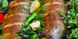 طرز تهیه ماهی در توستر قزل آلا و کپور و شکم پر ساده و سریع