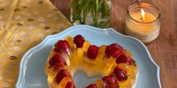 طرز تهیه ژله توت فرنگی با شیر و موز برای تولد برای مهمانی ساده و سریع